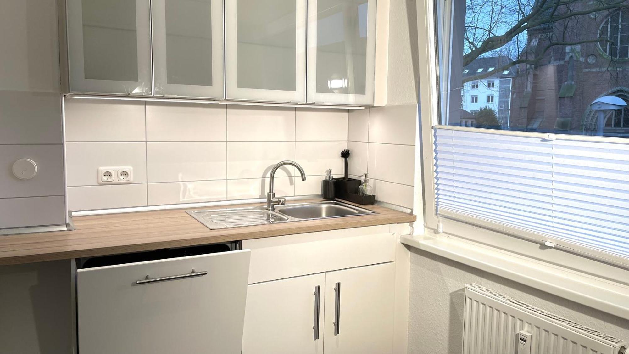 Apartmenthaus In Der Arnoldstrasse Bochum Ruang foto